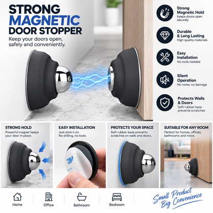 2 pairs Magnetic Door Stopper