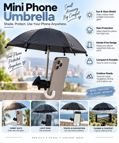 Mini Phone Umbrella