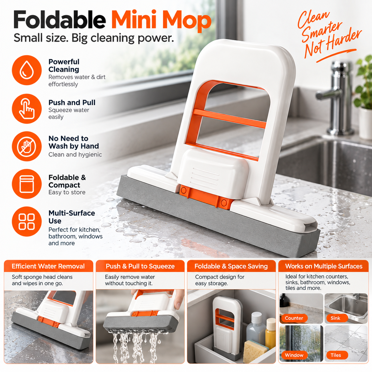 Foldable Mini Mop