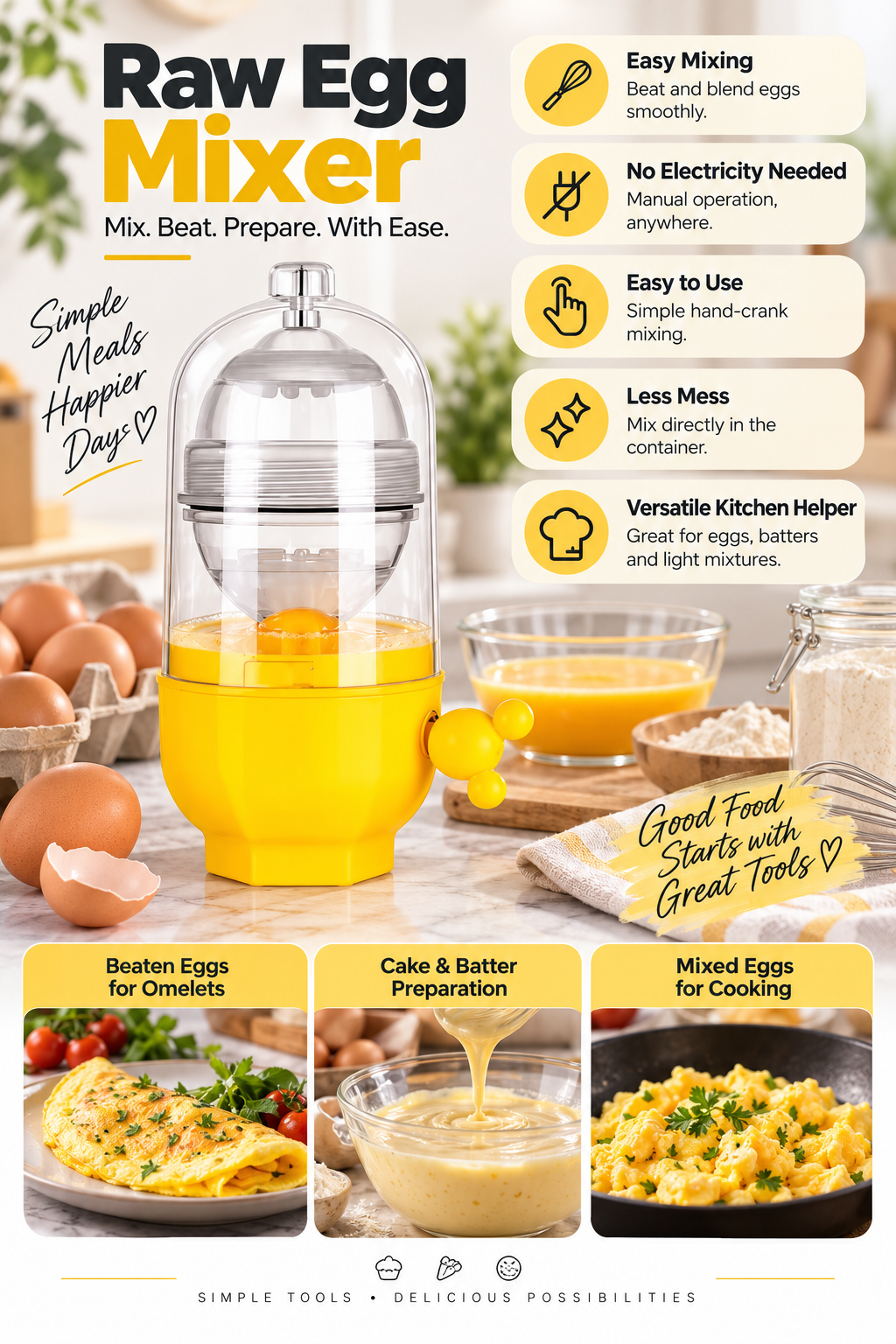 Raw Egg Mixer