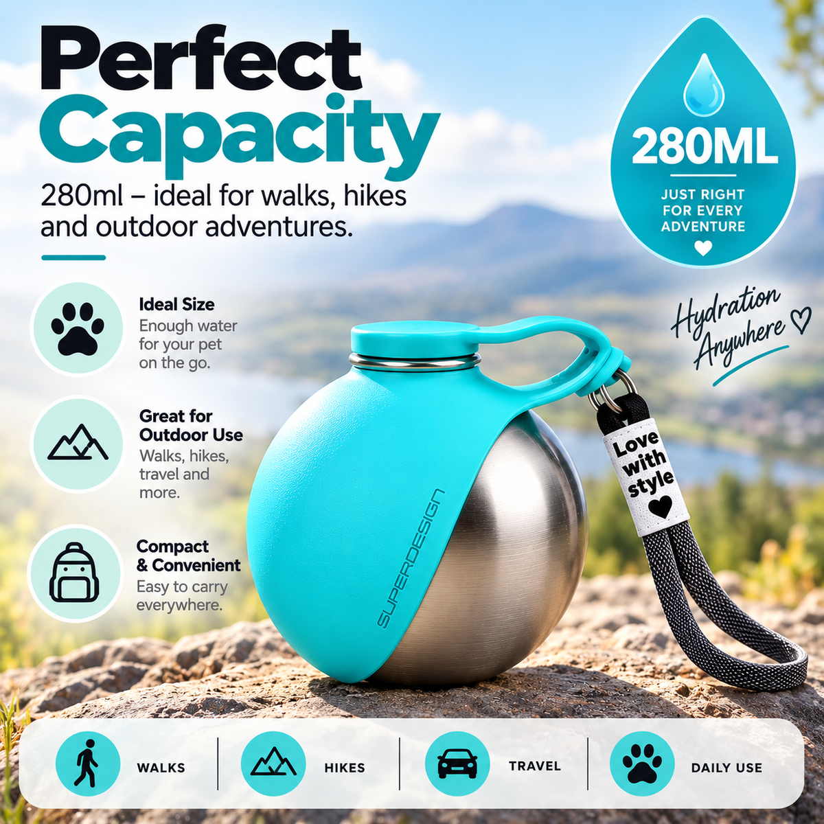 Per Water Bottle